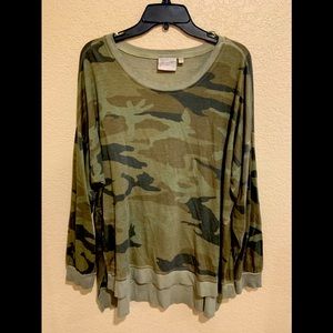 Anthropologie Dantelle Boho Shirt Sweater Plus 2X